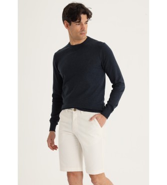 Bendorff para hombre. 810035048 Bermudas Chino Slim - Tiro Medio estilo casual blanco (30), Algodón, Clásico, Bendorff outlet 2024.