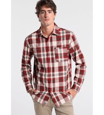 Bendorff para hombre. Camisa Cuadro Tejido rojo Bendorff