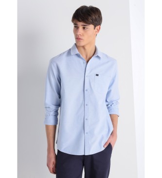 Bendorff para hombre. 840225230 Camisa 134167 azul (S), Casual, Algodón