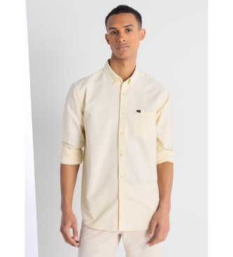 Bendorff para hombre. 840225230 Camisa 135269 amarillo (3XL), Casual, Algodón