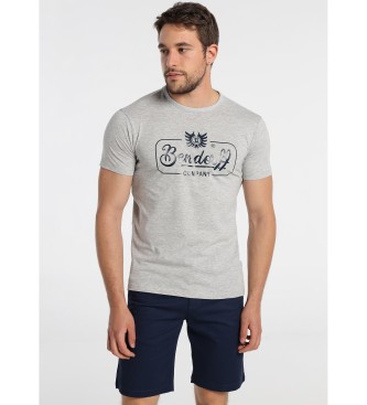 Bendorff para hombre. Camiseta con logo Confort Gris Bendorff