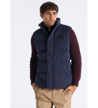 Bendorff para hombre. 880445617 Chaleco Tapeta Cleps azul (XL), Casual, Poliéster, Marino