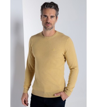 Bendorff para hombre. 870205164 Jersey basico con cuello caja (3XL), Casual, Naranja, Algodón, Manga larga