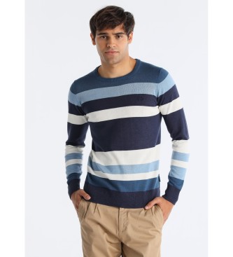 Bendorff para hombre. 870755626 Jersey franjas marino (M), Casual, Algodón