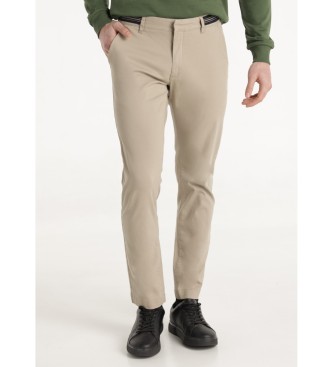 Bendorff para hombre. 803275604 Pantalón chino beige (38), Casual, Algodón