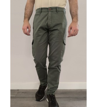 Bendorff para hombre. 803245540 Pantalón Cargo Slim verde (29), Casual, Algodón