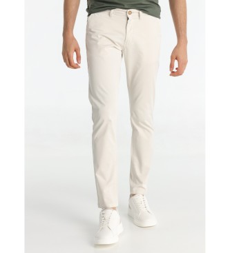 Bendorff para hombre. 807015004 Pantalón Chino beige (33), Casual, Algodón