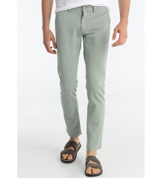 Bendorff para hombre. 807015004 Pantalón chino verde (29), Casual, Algodón