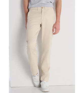 Bendorff para hombre. 801015001 Pantalón 134285 beige (40), Casual, Algodón