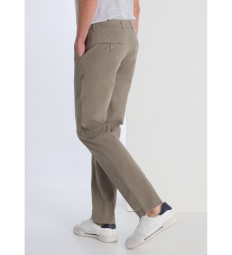 Pantalón 134268 verde (38), Casual, Algodón