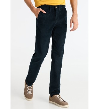 Bendorff para hombre. 801015302 Pantalón 139288 marino (46), Casual, Algodón