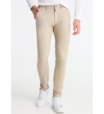 Bendorff para hombre. 805015001 Pantalón 139321 beige (34), Casual, Algodón