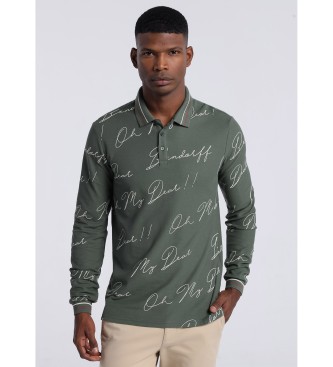 Bendorff para hombre. 830235077 Polo de manga larga verde (3XL), Casual, Algodón, Clásico