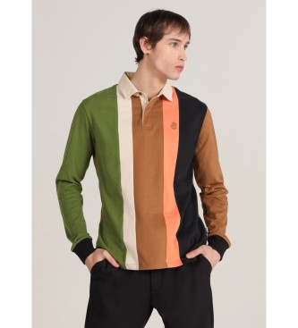 Bendorff para hombre. 830525262 Polo multicolor de manga larga multicolor (XL), Casual, Algodón