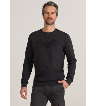 Bendorff para hombre. 860215264 Sudadera básica negro (3XL), Casual, Algodón, Manga larga