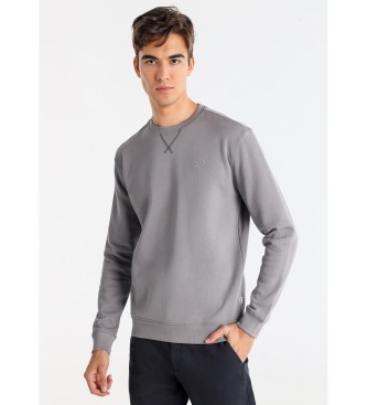 Bendorff para hombre. 860455463 Sudadera Básica gris (L), Casual, Algodón, Manga larga