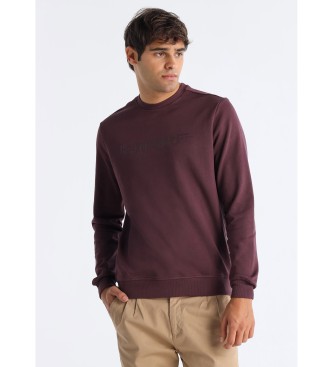 Bendorff para hombre. 860525569 Sudadera Gráfica Lineal granate (S), Casual, Algodón
