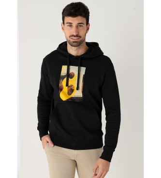 Bendorff para hombre. 860465466 Sudadera con capucha grafica lumber negro (XXL), Casual, Algodón