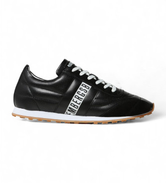 Zapatillas de Piel Fútbol negro (42), Plano, Cordones, Casual, Bikkembergs outlet 2024.