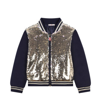 Billieblush para niña. U20429 Cazadora de lentejuelas dorado (10Años= 138cm), Casual, Poliéster, moda infantil, Billieblush outlet 2024.