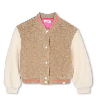 Billieblush para niña. U21211 Cazadora Groovy marrón (12años= 150cm), Casual, Sintético, moda infantil