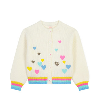 Billieblush para niña. U20633 Chaqueta De Punto blanco crudo (8Años= 126cm), Casual, Acrílico, moda infantil, Billieblush outlet 2024.