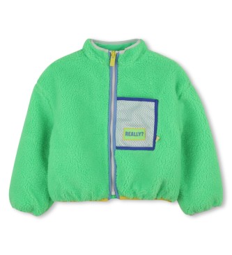 Billieblush unisex para niños. U21174 Chaqueta Really verde (5años= 108cm), Casual, Sintético, moda infantil