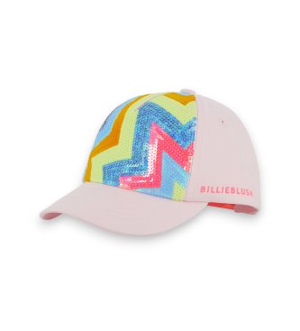 Billieblush para niña. U22008 Gorra Lentejuelas rosa (52), Casual, Algodón, moda infantil