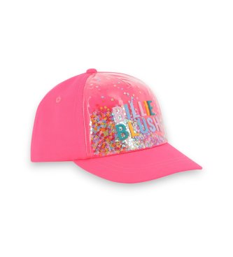 Billieblush para niña. U22009 Gorra Confeti rosa (52), Casual, Algodón, moda infantil