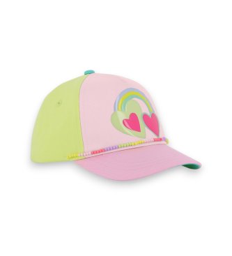Billieblush para niña. U22169 Gorra Cuentas rosa (50), Casual, Algodón, moda infantil