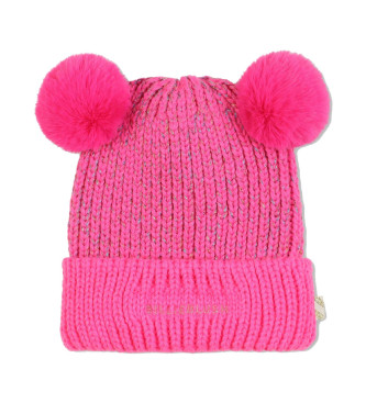 Billieblush para niña. U21508 Gorro Pompo rosa (2), Casual, moda infantil