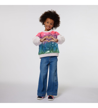Billieblush para niña. U20450 Jeans 2 bolsillos azul (10Años= 138cm), Casual, Algodón, Denim, moda infantil, Billieblush outlet 2024.
