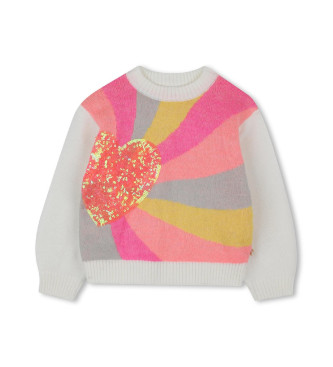 Billieblush para niña. U21379 Jersey Love multicolor (6años= 114/119cm), Casual, Algodón, moda infantil