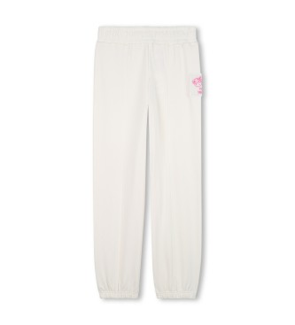 Billieblush para niña. U21240 Pantalón Jogging beige (10años= 138cm), Casual, Poliéster, moda infantil