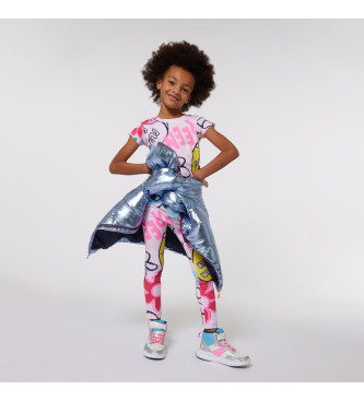 Billieblush para niña. U20437 Legging Flower Power rosa (5Años= 108cm), Casual, Deportivo, Poliéster, moda infantil, Billieblush outlet 2024