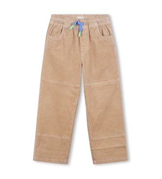 Billieblush para niña. U21204 Pantalón Terciopelo marrón (8años= 126cm), Casual, Algodón, Pana, moda infantil