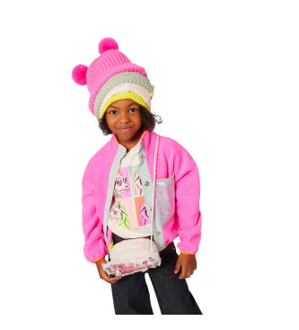 Billieblush para niña. U21633 Polar Bolsillo rosa (10Años= 138cm), Casual, Poliéster, moda infantil