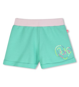Billieblush para niña. U21892 Shorts Felpa verde (8años= 126cm), Casual, Algodón, moda infantil