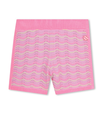 Billieblush para niña. U21895 Short Calado rosa (6años= 114/119cm), Casual, Algodón, moda infantil