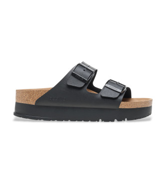 Birkenstock para mujer. 1027395 Sandalias Arizona Flex Platform negro (37), 3 a 5cm, Ninguno, Casual