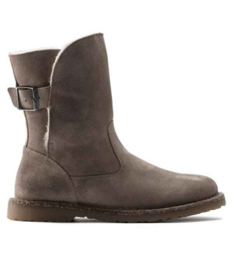 Birkenstock para mujer. 1020665 Botas Uppsala Lana de borrego Ante taupe (39), Plano, Ninguno, Casual