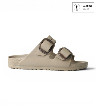 Birkenstock för kvinnor. 1030389 Sandaler Arizona Big Buckle EVA (Smal passform) taupe (36), Karta, Ingen, Casual