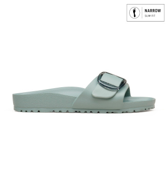 Para mujer. 1031301 Sandalias Arizona Big Buckle EVA (Ajuste Estrecho) (36), Plano, Ninguno, Casual, Verde