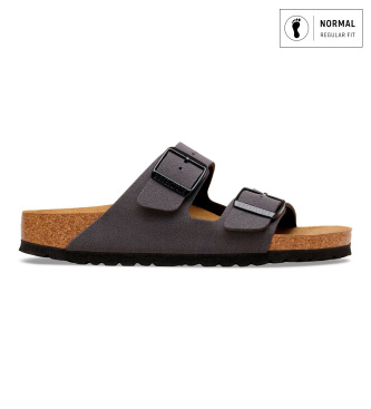 Birkenstock Sandalias Arizona Birkibuc (Ajuste Regular) gris