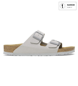 Birkenstock för kvinnor. 1027696 Sandaler Arizona Birko-Flor (Smal passform) grå (36), Ingen, Casual