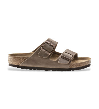 Birkenstock para hombre. 352201 Sandalias de piel Normal Arizona Leoi marrón (41), Plano, Ninguno, Casual