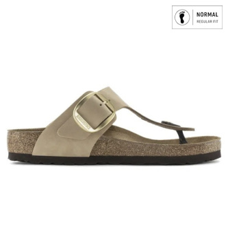 Birkenstock för kvinnor. 1023966 Sandaler Gizeh Big Buckle (Normal passform) brun (39), Karta, Ingen, Casual