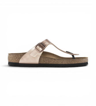 Birkenstock Sandalias Gizeh Birko-Flor (Ajuste Regular) bronce