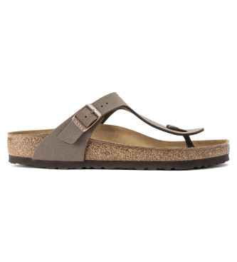 Birkenstock Para Mujer. 43751 Sandalias Gizeh Birko-Flor Taupe (45), Plano, Ninguno, Casual-image