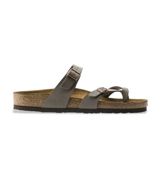 Birkenstock Sandalias Mayari Birkibuc (Ajuste Regular) piedra
